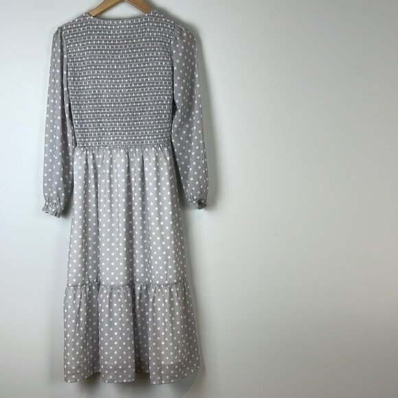 Mad About Style Jilly Box Fall. L Grace Midi Dress in Birch Dot. Jillian Harris - Picture 6 of 10